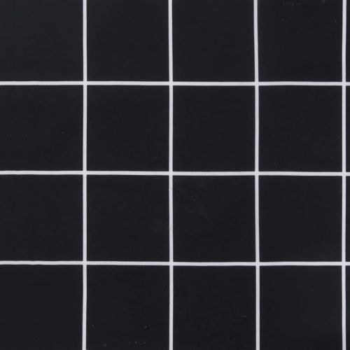 Възглавници за градински стол 4 бр черно каре 50x50x4 см плат