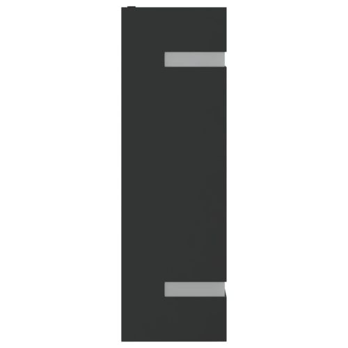 Външни стенни осветителни тела 2 бр черни неръждаема стомана