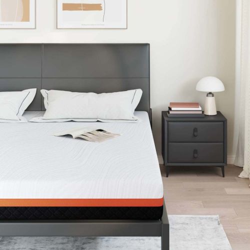 Матрак Бял и черен 200 x 200 cm Жакардова материя