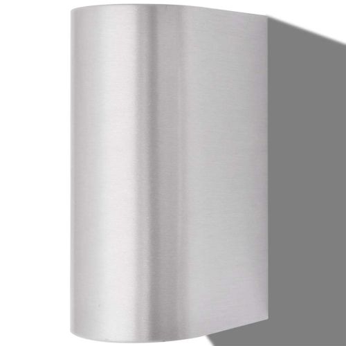 Външни LED прожектори за стена, обли, 2 бр