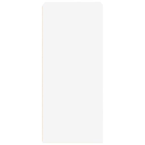 Бюфет, бял, 40x41x93 см, инженерно дърво