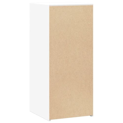 Бюфет, бял, 40x41x93 см, инженерно дърво