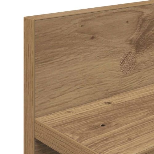 Стенен закачалка за палта със съхранение Дъб 100 x 10,5 x 18 см