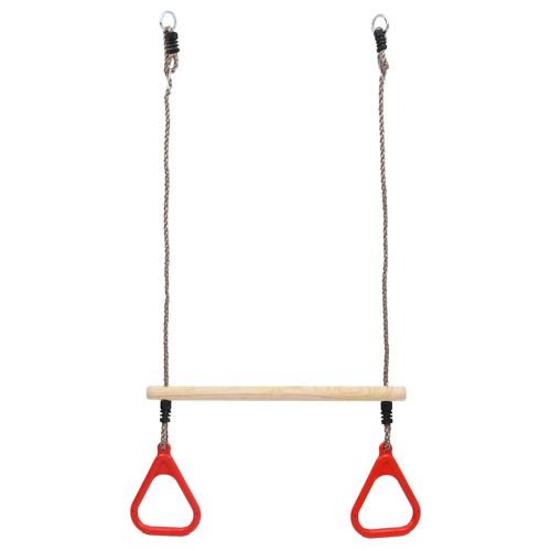 Градинска люлка за деца гимнастически трапец с халки