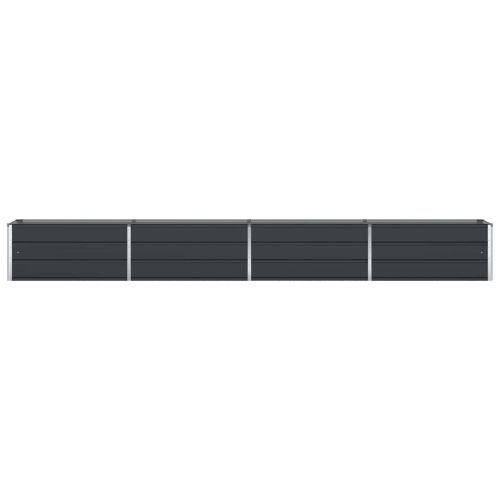 Кашпа Антрацит 385 x 50 x 45 см Галванизирана стомана