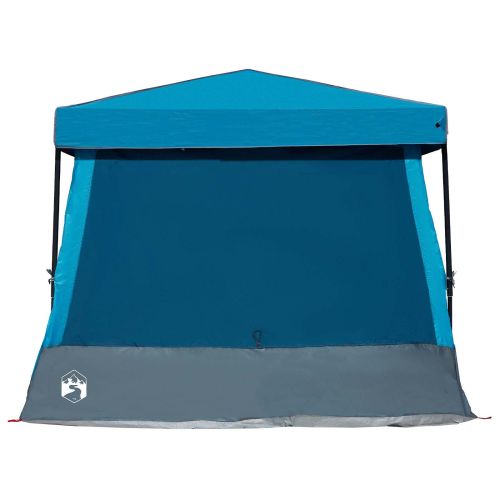 Комплект къмпинг тента с покрив 2 pcs Синьо Тафта и Тканина