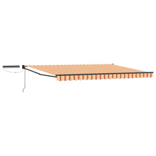 Електрически разтегателен навес Многоцветен 4 × 3 m