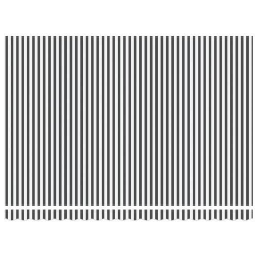 Електрически разтегателен навес Антрацит и бяло 4,5 × 3 m