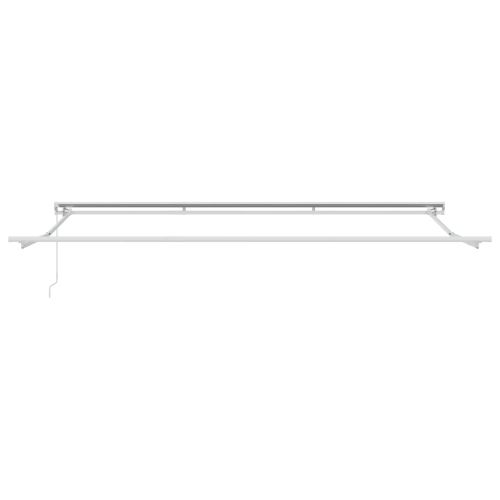 Ръчен сгъваем навес Синьо и бяло 5 x 3 m