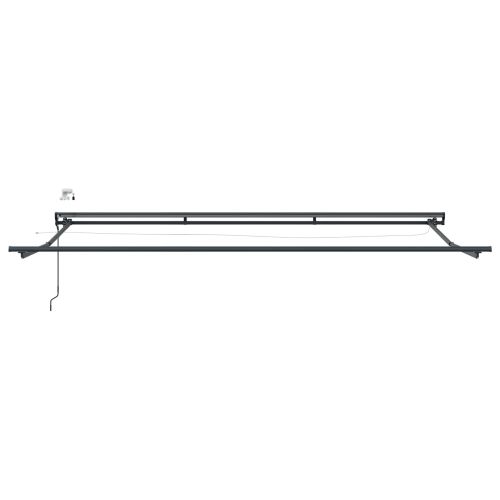 Електрически разтегателен навес Антрацит 5 x 3 m