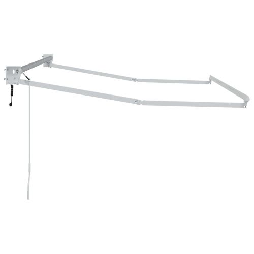 Електрическа разтегателна рамка за сенник Бял 3,5 x 2 m