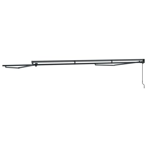 Ръчно навесна рамка Регулирума Антрацит 5 × 3,5 m Стомана