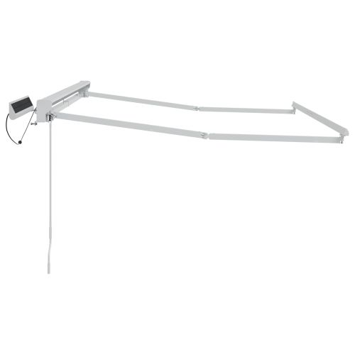 Електрическа разтегателна рамка за сенник Бял 3,5 x 2,5 m