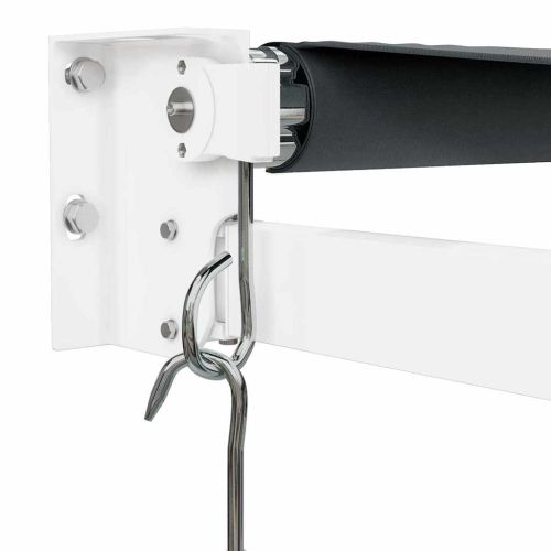 Прибираща се тента антрацит 5x3 м плат и алуминий