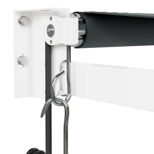 Автоматично прибираща се тента, антрацит, 5x3 м