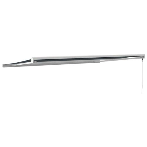 Прибираща се тента антрацит 5x3 м плат и алуминий