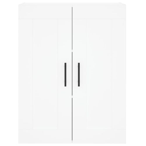 Стенни шкафове, 2 бр, бели, инженерно дърво