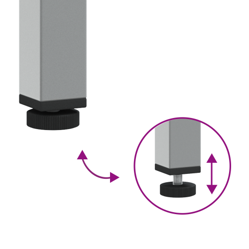 Работен кабинет с чекмедже 3 pcs Черен и Сив 150 x 55 x 85 см