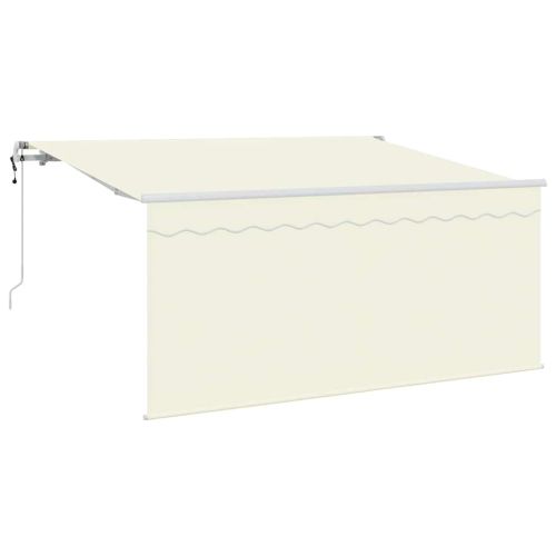 Сгъваем навес Крем 300 x 200 cm Полиестер и алуминий
