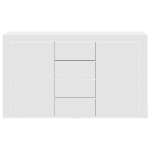 Служебен шкаф с чекмедже Бяло 120 x 36 x 69 см Инженерно дърво