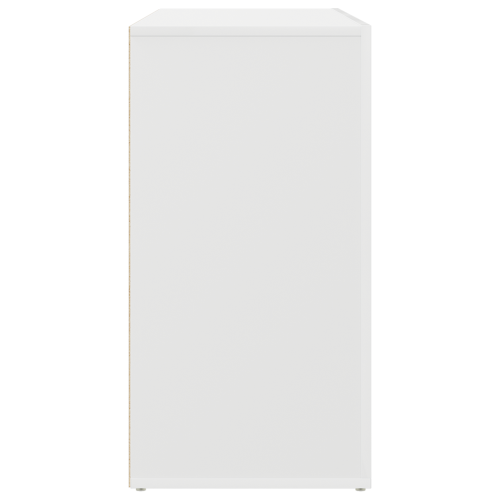 Служебен шкаф с чекмедже Бяло 120 x 36 x 69 см Инженерно дърво