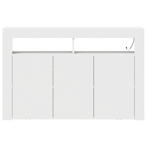 Служебен шкаф Бяло 116 x 30 x 75 см Инженерно дърво