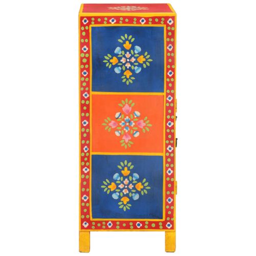 Ръчно декориран бюфет, 54x30x74 см, дърво манго масив