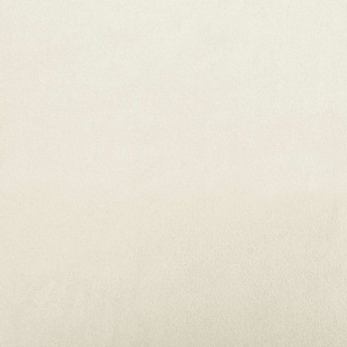 Кушетка с възглавница и десен подлакътник, кремав, кадифе