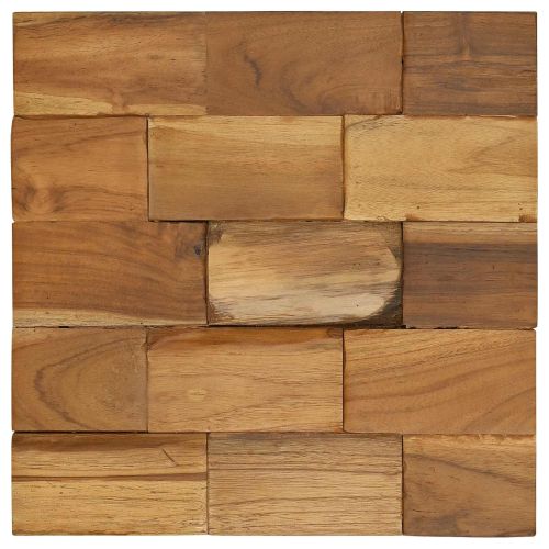 Стол за съхранение Кафяво 40 x 40 x 45 cm Солидно тиково дърво