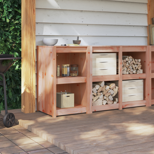 Кухненски шкаф с рафт MEPPEL Кафяв дъб 55 x 55 x 92 cm