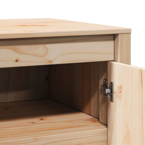 Кухненски шкаф с рафт с врата MEPPEL Кафяв дъб 106 x 55 x 64 cm