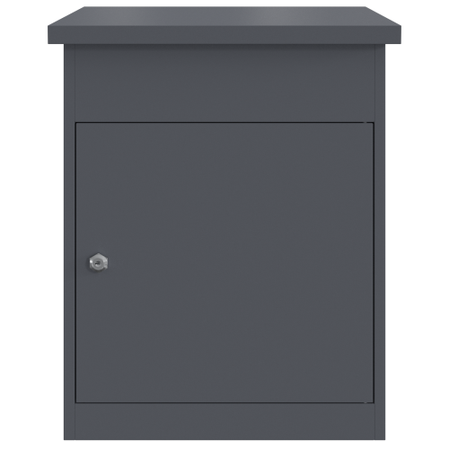 Пощенска кутия за пратки Антрацит 47.5 x 38 x 59 см Стомана