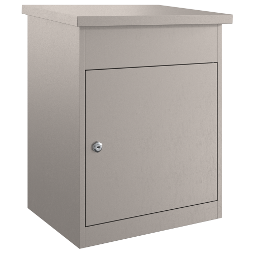 Пощенска кутия за пратки с врата Ръждясало 47.5 x 38 x 59 см