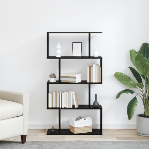 Шкаф за книги Черния дъб 70 x 24 x 129 см Инженерно дърво