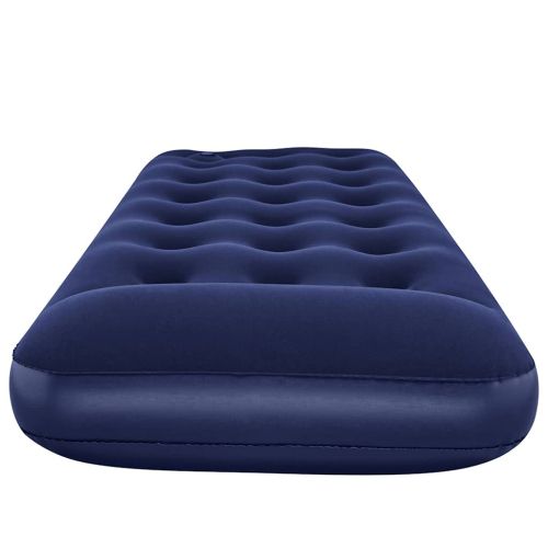 Bestway Надуваем флокиран матрак с вградена крачна помпа, 185x76x28 см