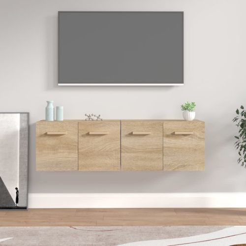 Стенни шкафове 2 бр сонома дъб 60x36,5x35 см инженерно дърво