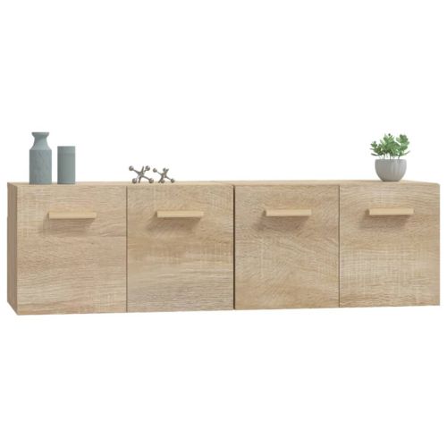 Стенни шкафове 2 бр сонома дъб 60x36,5x35 см инженерно дърво