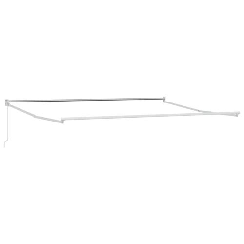 Ръчно прибираща се тента, бордо, 500x300 см