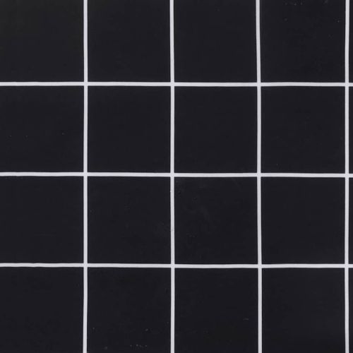 Възглавници за градински столове 2 бр черно каре 40x40x4см плат
