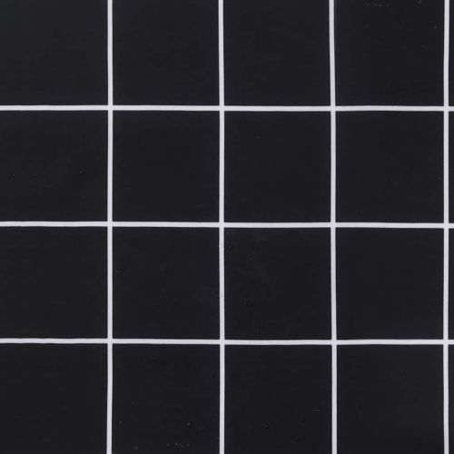 Възглавници за градински столове 6 бр черно каре 40x40x4см плат