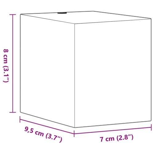 Външни стенни лампи, 2 бр, черен, лят алуминий