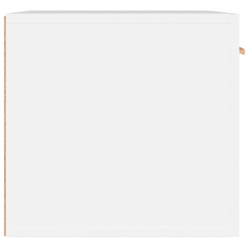 Стенен шкаф, бял, 60x36,5x35 см, инженерно дърво