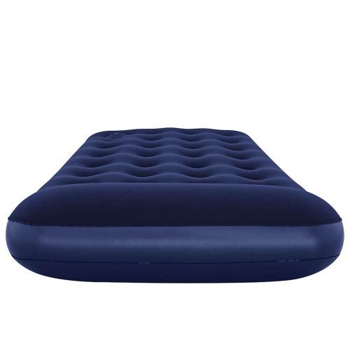 Bestway Надуваем флокиран матрак с вградена крачна помпа, 188x99x28 см