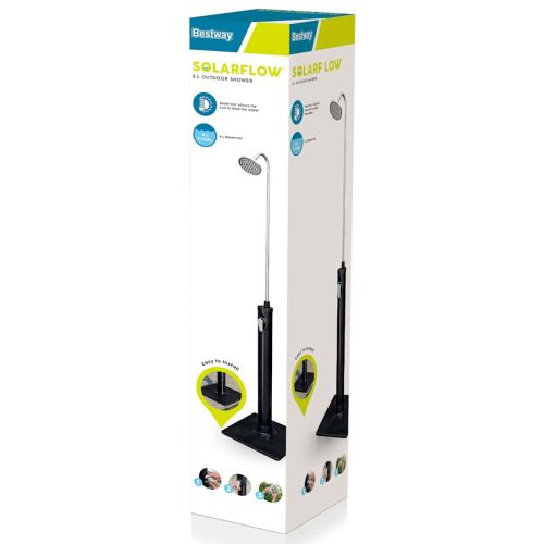 Bestway Solar Flow Външен душ черен 8 л