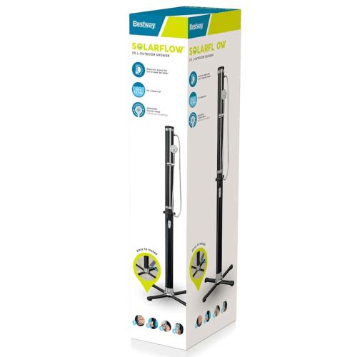 Bestway Solar Flow Външен душ черен 20 л