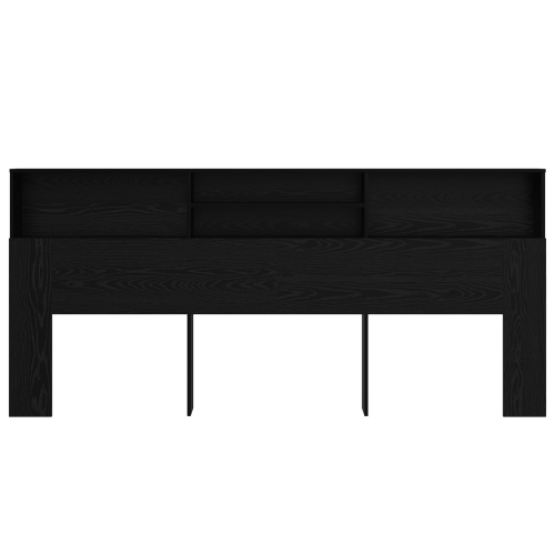 Табла за легло Черния дъб 220 x 19 x 101,5 см Инженерно дърво