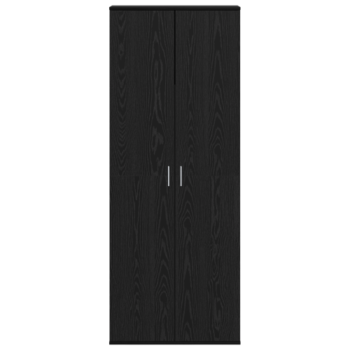 Висок шкаф Черния дъб 70 x 33.5 x 180 см Инженерно дърво