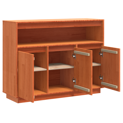 Служебен шкаф Кафяво с восъчно покритие 104,5 x 34 x 80 см