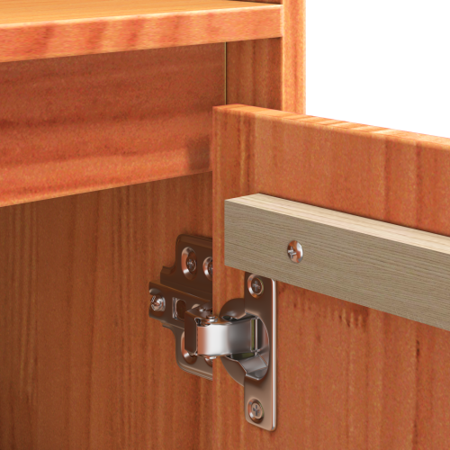 Служебен шкаф Кафяво с восъчно покритие 104,5 x 34 x 80 см