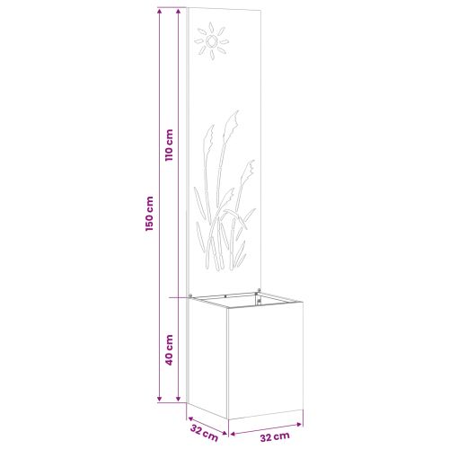 Екран за градинска неприкосновеност Маслиненозелен 32 x 150 см